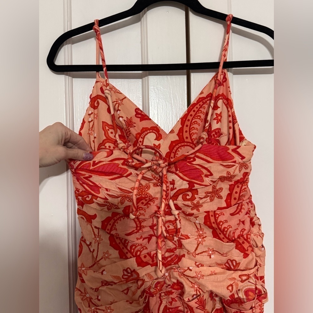 FARM Rio Jaipur Crossover Linen Blend Maxi Sundress - Picture 7 of 11
